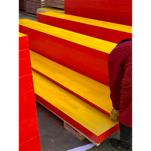 Panneau de coffrage en <span class=keywords><strong>bois</strong></span> massif de pin AA Radiation 21 mm 27 mm 500 mm x 3000 mm, contreplaqué de coffrage jaune 3 plis réutilisable - Product Image 5