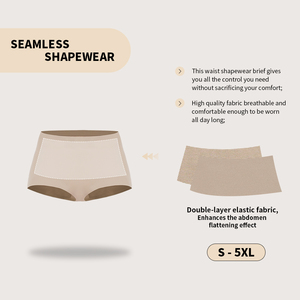 Sshaper liền mạch Shapewear Spandex sculptwear nén quần short công ty kiểm soát cơ thể mông nâng lên panty ngoại quan bụng Bảng điều chỉnh ngắn gọn - Product Image 5