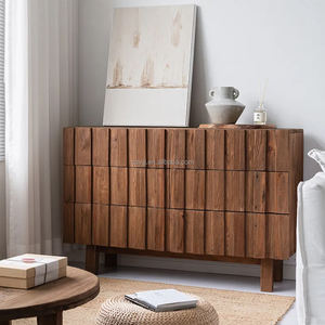 ตู้ไม้เนื้อแข็งทำมือสไตล์โมเดิร์น ความจุขนาดใหญ่ สำหรับห้องนั่งเล่น อพาร์ทเมนท์ ประหยัดพื้นที่ 5+ ลิ้นชัก เหมาะสำหรับโรงแรม วิลล่า ห้องรับประทานอาหาร - Product Image 6