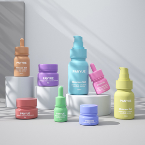 Ensemble de soins de la peau en verre blanc, noir et ambre, flacon cosmétique en verre pour lotion 15ml 30ml 100ml 120ml, pot à crème scellé avec joint personnalisé <span class=keywords><strong>50g</strong></span> - Product Image 6