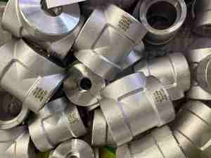 Asme b16.11 thép không gỉ SS a182f316l 2-1/2 "-1" áp lực cao 3000lbs giả mạo phụ kiện đường ống SW ổ cắm hàn bất bình đẳng giảm <span class=keywords><strong>Tee</strong></span> - Product Image 3