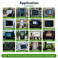 Layar Sentuh LCD TFT 7 Inci Kustom dengan Antarmuka RGB LVDS, Kecerahan Tinggi, Optical Bonding 800*480/1024*600