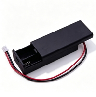 Support de piles AA (2 unités) avec interrupteur marche/arrêt pour pack de piles Microbit 3V, boîtier de protection pour 2 cellules, connecteur PH2.0 et câble