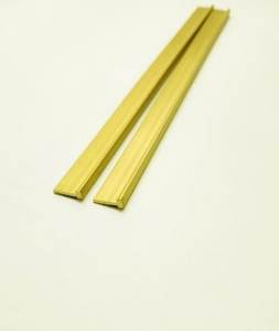 Excelente servicio al cliente Tamaño personalizado Embellecedor de piso de latón Tiras de perfil duraderas antideslizantes Acabado de alto brillo Fábrica moderna - Product Image 2