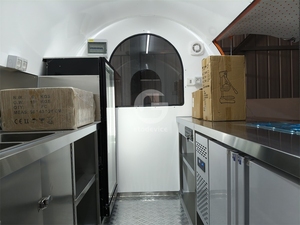 Beau logo Design <span class=keywords><strong>Food</strong></span> Trailer Équipement personnalisé construit en usine pour installer le chariot de nourriture de qualité aux normes américaines et européennes - Product Image 6