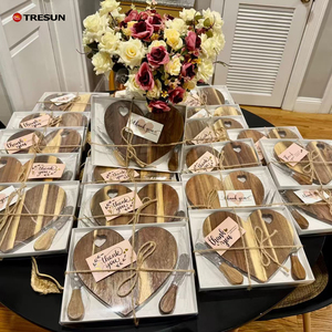 Juego de Cuchillos para Queso de Bambú en Forma de Corazón, Recuerdos para Fiestas, Bodas y Celebraciones de San Valentín - Product Image 4