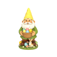 Statue de gnome guerrier gothique médiéval en résine, avec casque et cape, résistante aux intempéries, pour jardin et pelouse