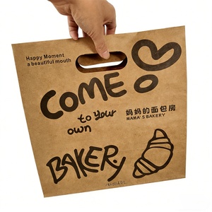 <span class=keywords><strong>Bolsas</strong></span> de <span class=keywords><strong>Papel</strong></span> Kraft Biodegradables con Diseño Personalizado KM para Alimentos, <span class=keywords><strong>Bolsas</strong></span> de <span class=keywords><strong>Papel</strong></span> Kraft para Llevar <span class=keywords><strong>Pan</strong></span> con Asas - Product Image 2