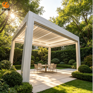 Pergola en aluminium pour l'extérieur, pergola bioclimatique motorisée en aluminium, <span class=keywords><strong>abri</strong></span> <span class=keywords><strong>de</strong></span> <span class=keywords><strong>jardin</strong></span> pour patio <span class=keywords><strong>6x3</strong></span> - Product Image 3