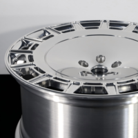 Jantes forgées pleines faces SRD 5x112 5x114.3, jantes en alliage classiques à bord large et plat, de 15 à 30 pouces, en alliage d'aluminium pour Mini VW Benz