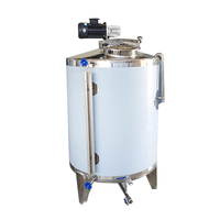Cuve de mélange en acier inoxydable personnalisable avec agitateur motorisé pour le traitement des jus, capacité 50-1000L