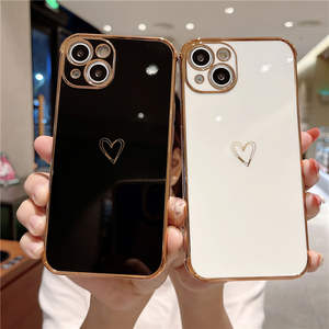 Cassa del telefono del cuore di amore per <span class=keywords><strong>iPhone</strong></span> 11 12 <span class=keywords><strong>13</strong></span> 14 cuore custodia morbida antiurto per <span class=keywords><strong>iPhone</strong></span> 15 16 17 Case verde <span class=keywords><strong>con</strong></span> cuore - Product Image 4