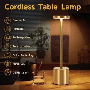 Lámpara de Mesa LED de Metal de Alta Calidad con Temperatura de Color Regulable de 3000-6000K, Ecológica, para Sala de Estar y Dormitorio - Product Image 2