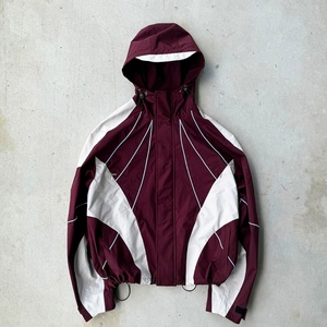 Custom logo High Quality Nylon Windbreaker <b>Jackets</b> for Men Zip up Coat Cut and Sew Polyester Soft Shell Nylon <b>Track</b> <b>Jacket</b> - Product Image 4