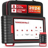 Thinkscan Max2 OBD2 12V Outil de Diagnostic Professionnel pour Lecteur de Codes avec Fonctionnalités Universelles pour Véhicules