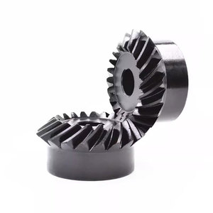 Módulo 1,5, engranaje cónico en espiral de precisión de 20 dientes, relación de velocidad 1:1, engranaje de piñón endurecido de acero 45, nueva condición para la construcción - Product Image 3