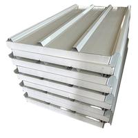 Panneaux sandwich isolés ignifuges 150 mm/200 mm en EPS pour toitures de bâtiments préfabriqués, usage industriel et entrepôts, écologiques