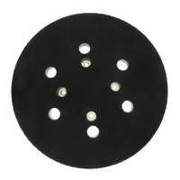 Plaques de support abrasives de remplacement de 6 pouces (148 mm) à 6 trous avec fixation auto-agrippante, sans poussière, pour ponceuses et polisseuses