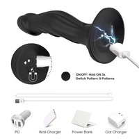 Elektrischer 9 Vibration Silikon Strap-On Realistischer Big Dildo Vibrator mit Fernbedienung Vibrierendes weibliches Sexspielzeug für Frauen %