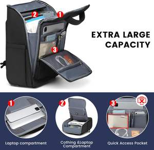 Free sample Wheeled <b>Travel</b> <b>Backpack</b> <b>for</b> Business <b>Travel</b>, Rolling Wheeled <b>Backpack</b> <b>for</b> Men and <b>Women</b> - Product Image 2