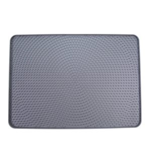 Alfombrilla grande de silicona para arena para gatos YDS, alfombrilla para rascar para gatitos fácil de limpiar, alfombrilla para atrapar caja de arena suave e impermeable - Product Image 4