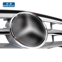 Calandre de pare-chocs avant argentée sans badge 2048800023 pour Mercedes-Benz Classe C W204 S204