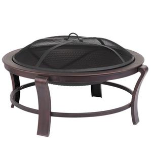 Yoho Steel <b>Wood</b> Burning Outdoor Heating <b>Fire</b> <b>Pit</b> for Garden Patio Backyard - Product Image 6