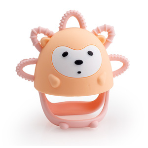 ของเล่นกาวยางกัดซิลิโคนรูปเม่นน้อยป้องกันการกัดด้วยมือสำหรับเด็ก - Product Image 5