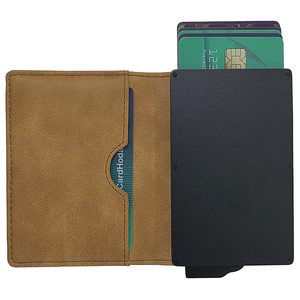 Tarjetero Antirrobo de Diseño Unisex, Monedero de PU de Moda, Cartera Corta de Nailon de Primera Calidad, Bolsa de Dinero Inteligente - Product Image 1