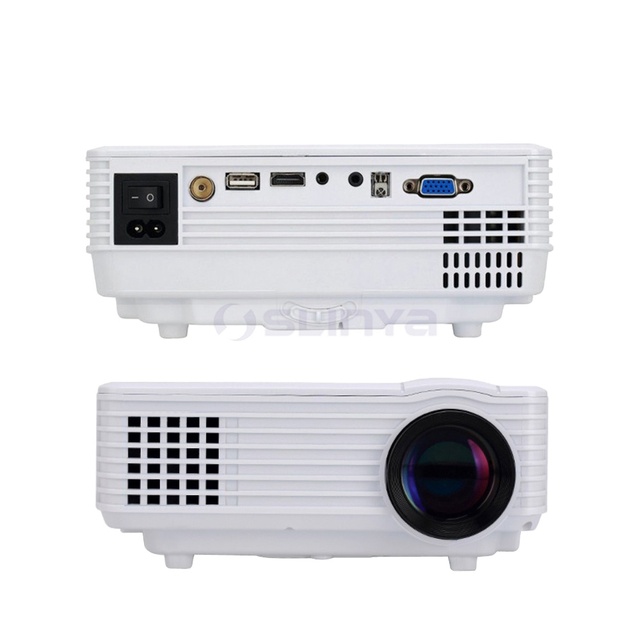 18000K Color 40W 800 X 480 Native Resolution TFT LCD LED Portable Projector
