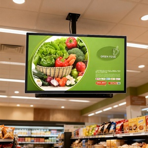 43-inch HD LCD kỹ thuật số Bảng menu cho thức ăn nhanh và cà phê cửa hàng trưng bày trong nhà với hình ảnh động & Văn Bản OEM Nhà cung cấp 1-năm bảo hành - Product Image 1