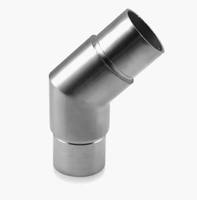 Accessoires de rampe d'escalier en acier inoxydable, coude de rampe de balcon, tube de garde-corps