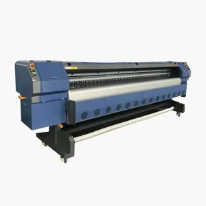 QK-3200 Groot Formaat 3200Mm 4-Head 512i Printkop Konica Industrieën Eco Solvent Printer Prijs