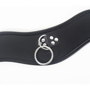 Оптовая продажа, товары для взрослых, кожаный рукав для шеи, бондаж, игрушки, красный, черный, белый воротник, шейный рукав без цепи - Product Image 2