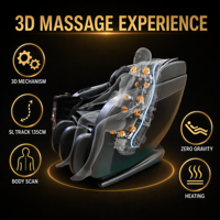 Fauteuil de massage commercial à rail SL, massage Shiatsu complet du corps, système de paiement multi-canaux, directement de l'usine chinoise, pour hôtels