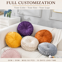 Coussin décoratif en peluche 3D en forme de citrouille, ultra doux, en velours beige, pour salons et bureaux - Vente en gros