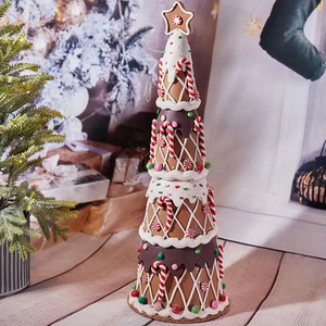 Yy Mini 4m PVC Fiber Christmas <b>Tree</b> China's Best-Selling Pe Gingerbread Hanging Polymer Clay Outdoor Folding Christmas <b>Tree</b> Sale - Product Image 6