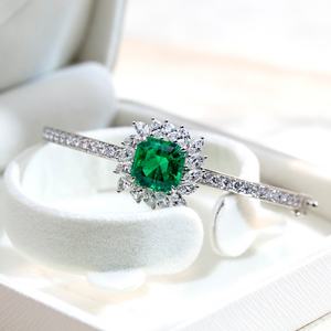 MSB-628 Custom Jewelry Luxury <b>Bracelets</b> PT950 Asscher Cut Lab Grown <b>Diamond</b> Jewelry <b>Bracelet</b> Set - Product Image 3