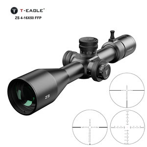 T-Eagle Quang Học ZS 4-16x50 FFP Chiến Thuật Săn Bắn Phạm Vi Thể Thao Ngoài Trời Sight Khắc Thủy Tinh Mạnh Mẽ Chống Sốc Với Zero Stop OEM - Product Image 2