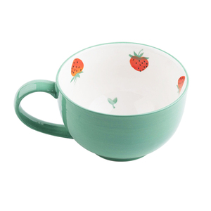 Taza de Porcelana Esmaltada en Color Naranja y Negro con Asa, No Tóxica, Apta para Lavavajillas, con Logotipo Personalizado, Regalo Empresarial Económico - Product Image 6
