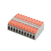 DF-2608-10 - Répartiteur de faisceau de câblage interne pour armoire, connecteur de terminaison de câble à levier démontable à 10 canaux DF-2608-10