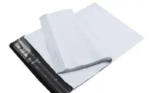 In Stock Ready To Ship Waterproof Plastic Shipping Mailing Bags White And Black Color Envelope Mailing Bag Without Logo