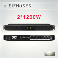 Amplificador Digital Personalizado 56 BG 1U 1200W de 2 y 4 Canales, Sistema de Sonido Estéreo para KTV, Clubes y Fiestas, Amplificador de Potencia de Audio Clase D