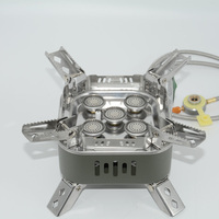 Réchaud à gaz portable au butane à prix d'usine, haute efficacité, pliable, pour la cuisson en extérieur