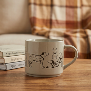 แก้วกาแฟพอร์ซเลนลายการ์ตูนแมวและสุนัขน่ารัก วาดด้วยมือ ขายดี ใช้กับไมโครเวฟและเครื่องล้างจานได้ เหมาะสำหรับใช้ในบ้าน สำนักงาน ห้องครัว หรือเป็นของขวัญ - Product Image 6