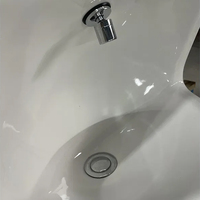 Robinet à trou unique pour évier d'ablution tout-en-un, spécialement conçu pour les rituels musulmans Wudu, salle de bain avec égouttoir urinoir