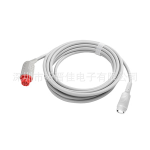 Compatible Den 10 Hole Invasive Pressure Sensor Cable <b>Adapter</b> For Abbott Uta Mindray PVC <b>Plug</b> In Connector - Product Image 2