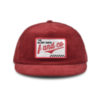 Casquette de baseball personnalisée en velours côtelé avec patch brodé, casquette de baseball 5 panneaux, casquettes de baseball rétro, casquettes streetwear, casquette en velours côtelé