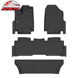 Fits <b>For</b> Honda Odyssey 2018-2025 All Season Floor <b>Mats</b> Front Rear Row Carpets - TPE 3D Molded Waterproof - Product Image 1