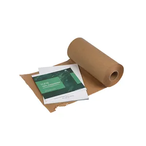 Rollo de madera de panal para embalaje de regalo Papel de amortiguación perforado Kraft Proporciona embalaje protector